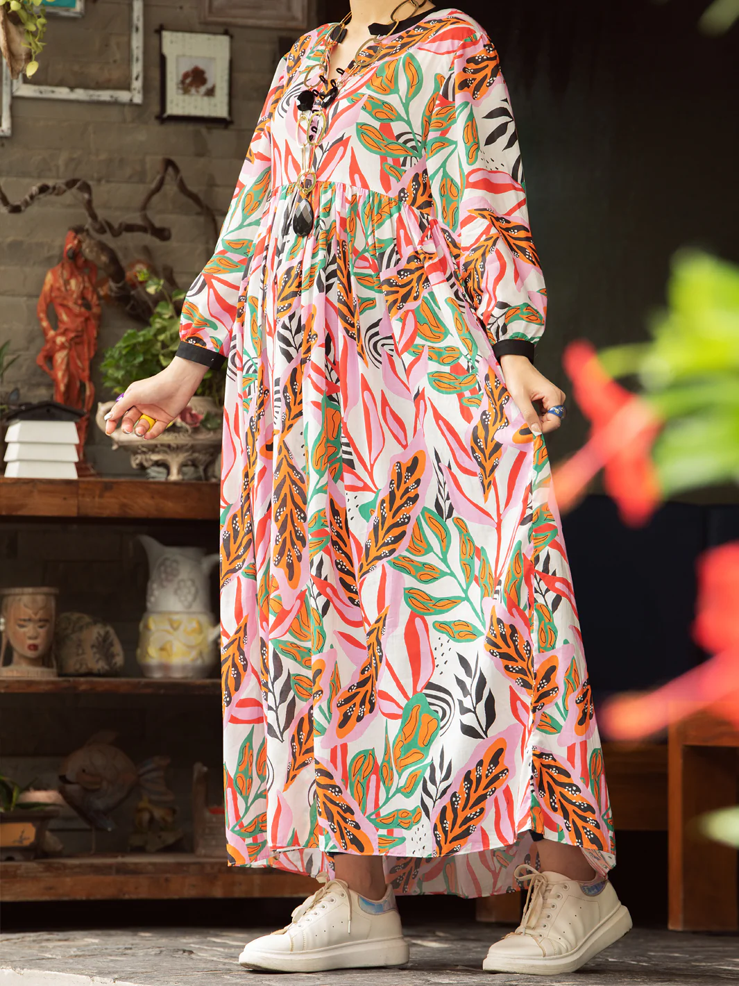 MULTICOLOR CAMBRIC KURTI | AL-LK-US-842/FB-842A - Image 6