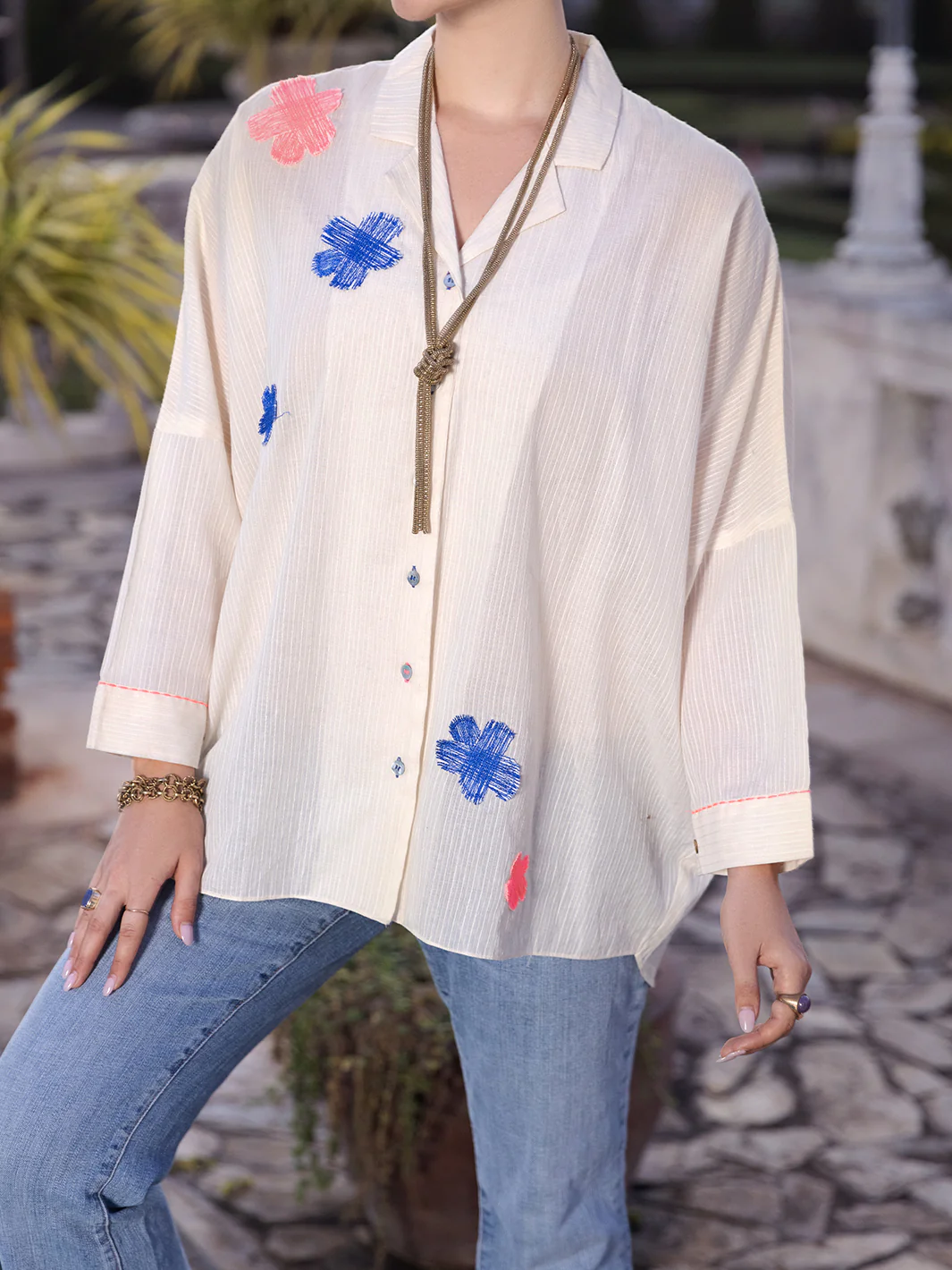 OFF WHITE LINO KARA KURTI | AL-LK-US-883/AM-2740A - Image 3