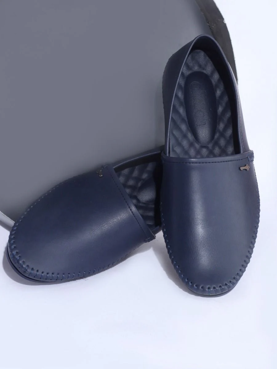 NAVY BLUE LEATHER SHOES | AL-MSHO-US-011-R1-21 - Image 3