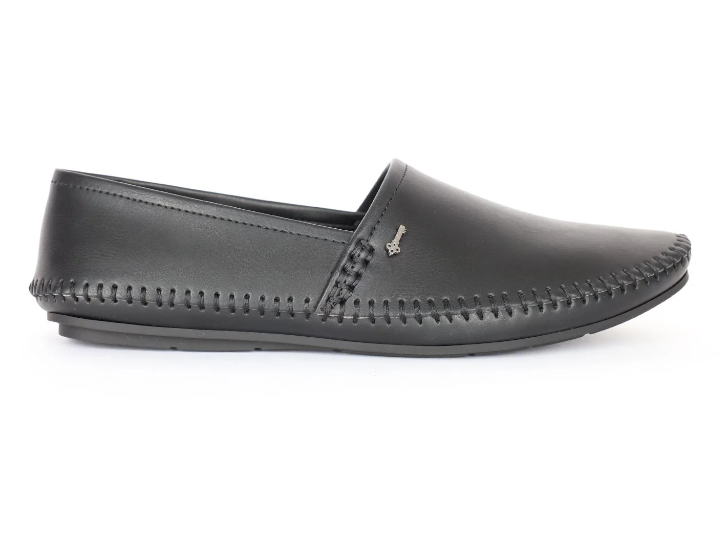BLACK LEATHER SHOES | AL-MSHO-US-018-21 - Image 4