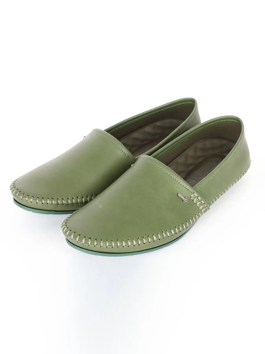 GREEN LEATHER SHOES | AL-MSHO-US-019-21 - Image 2