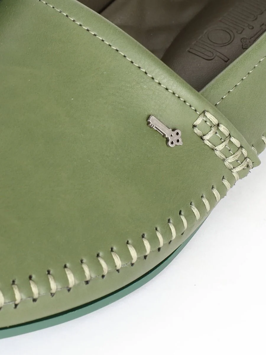 GREEN LEATHER SHOES | AL-MSHO-US-019-21 - Image 3