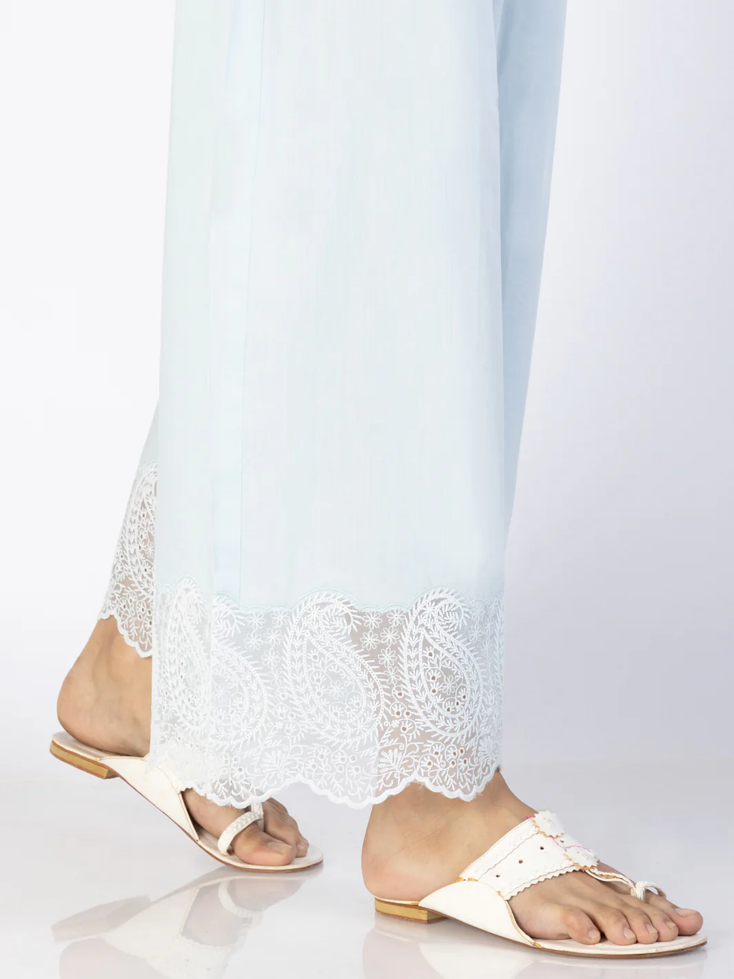 SKY BLUE CAMBRIC TROUSERS | AL-T-697/LK-885A - Image 3