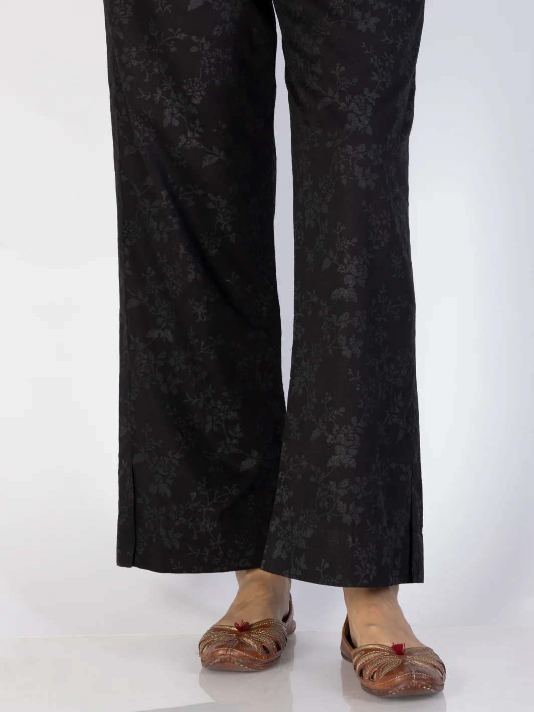 BLACK CAMBRIC TROUSERS | AL-T-710/ALP-1069SH - Image 2