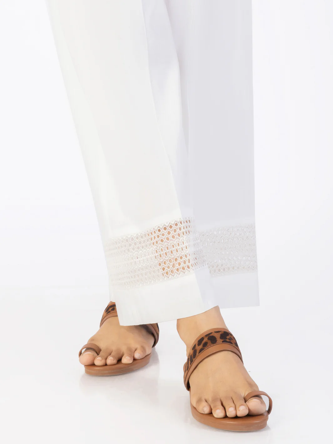 WHITE DYED TROUSERS | AL-T-762/RFD - Image 2