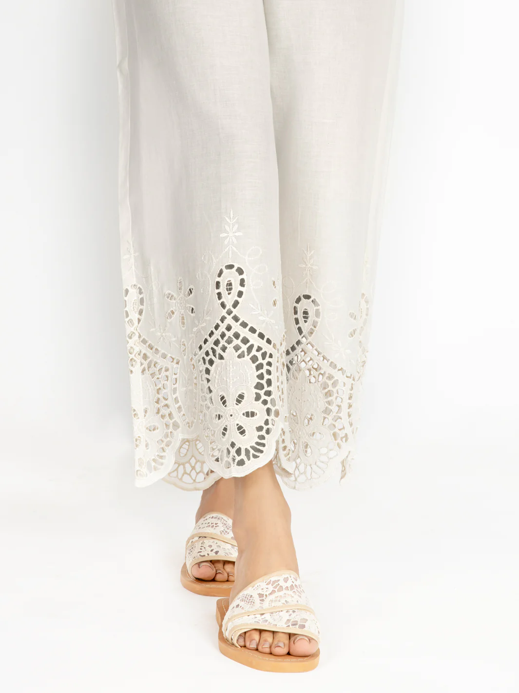 WHITE TROUSERS | AL-T-US-513B/RFD - Image 2