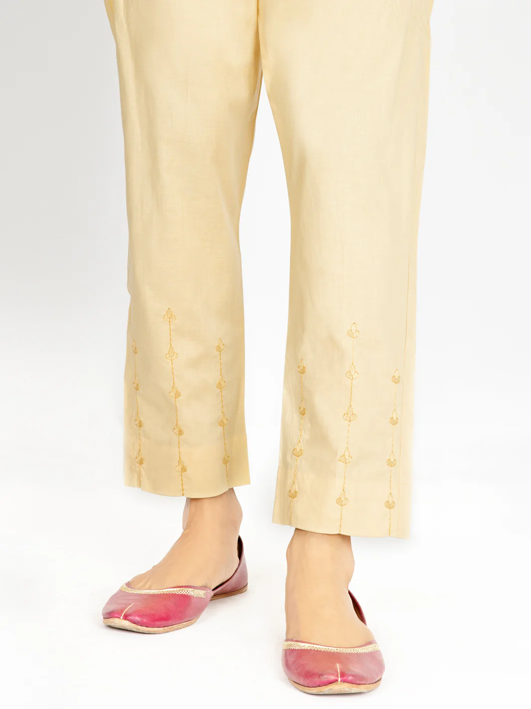 CREAM LAWN TROUSERS | AL-T-US-529/ALP-546SH - Image 2
