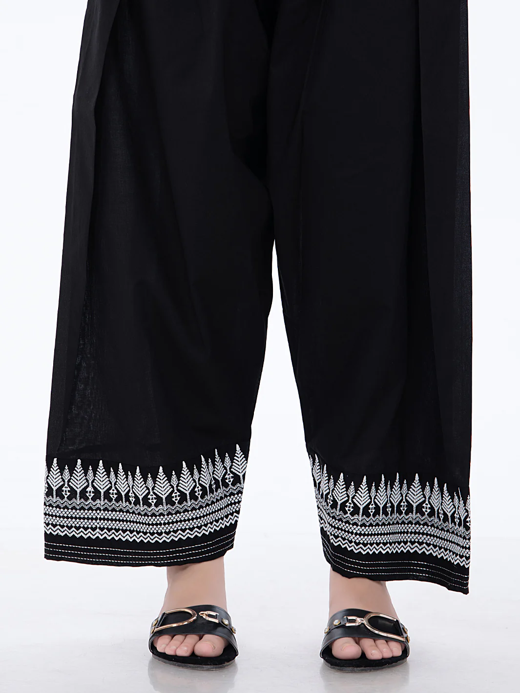 BLACK DYED TROUSERS | AL-T-US-561/RFD - Image 2
