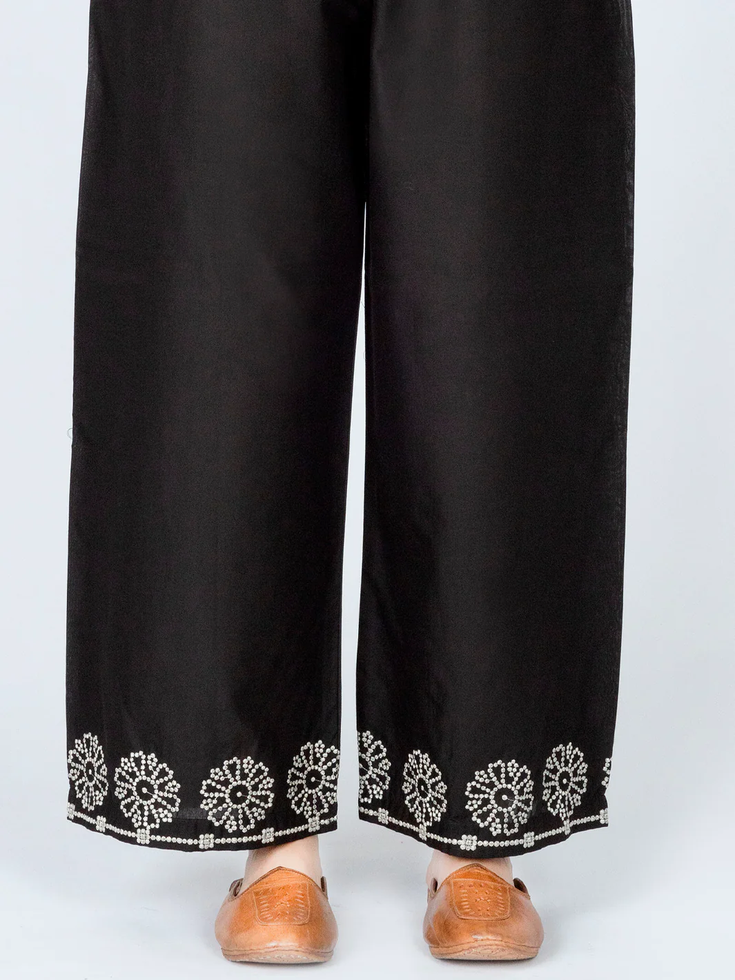 BLACK LAWN TROUSERS | AL-T-US-567/FB-561A - Image 2
