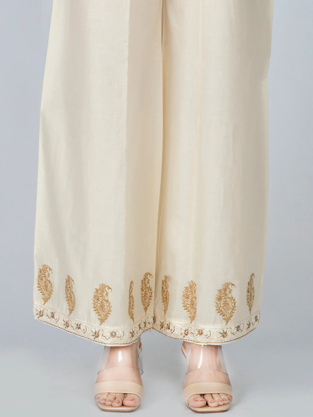 OFF WHITE LAWN TROUSERS | AL-T-US-568/RFD - Image 2