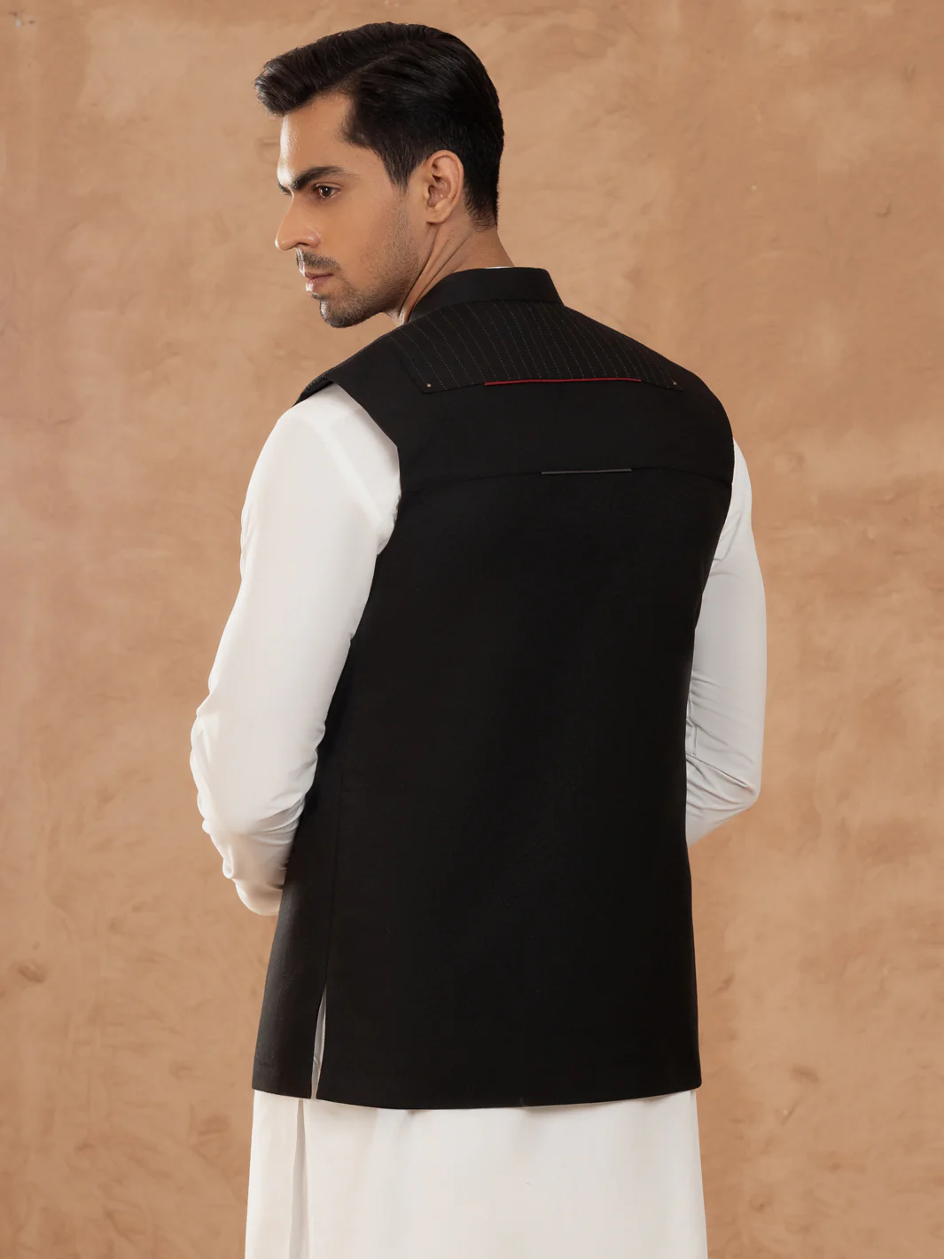 BLACK WAISTCOAT | AL-WC-545/AM-6222E - Image 3
