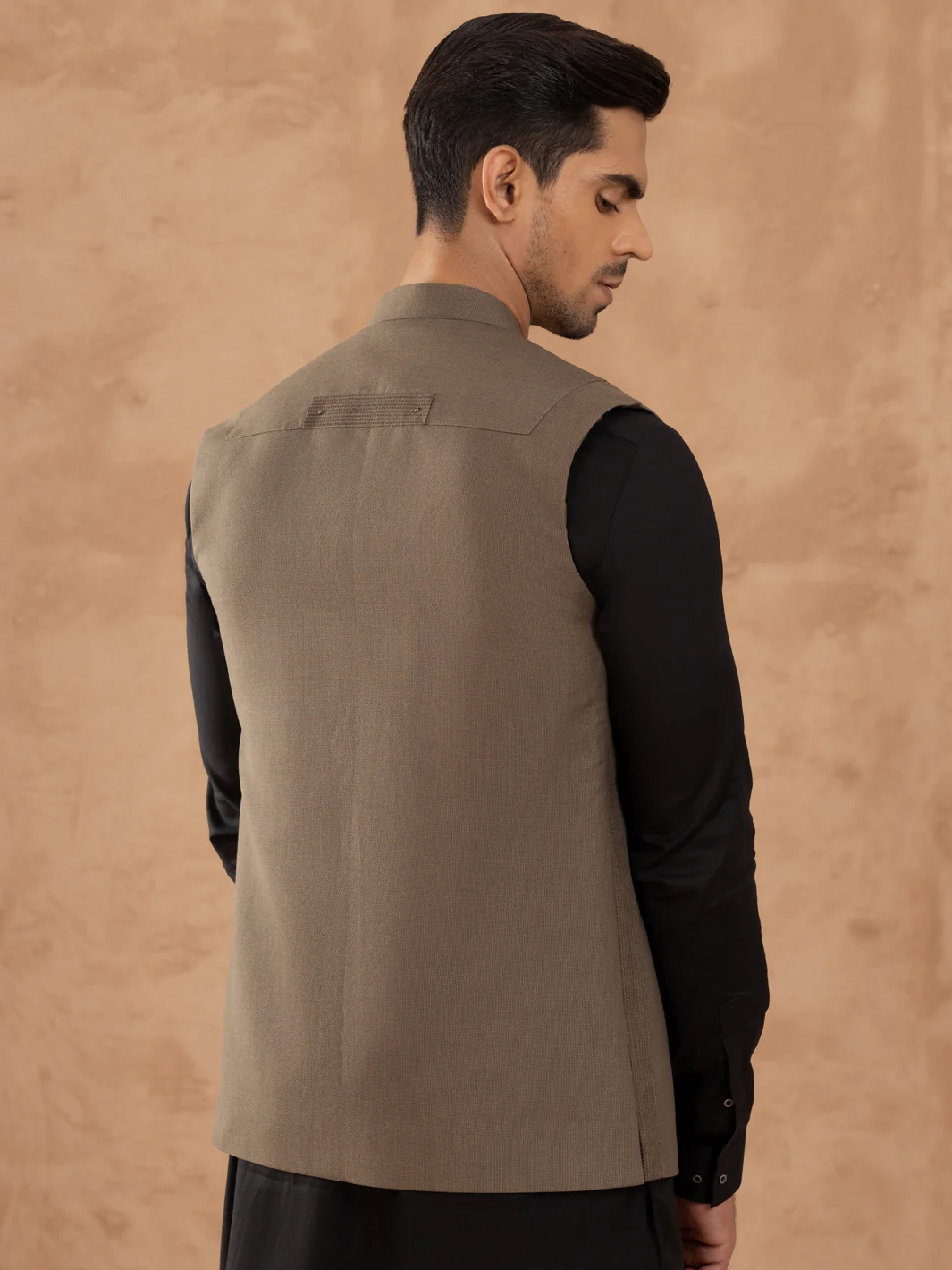 OLIVE WAISTCOAT | AL-WC-548A/AM-6222A - Image 3