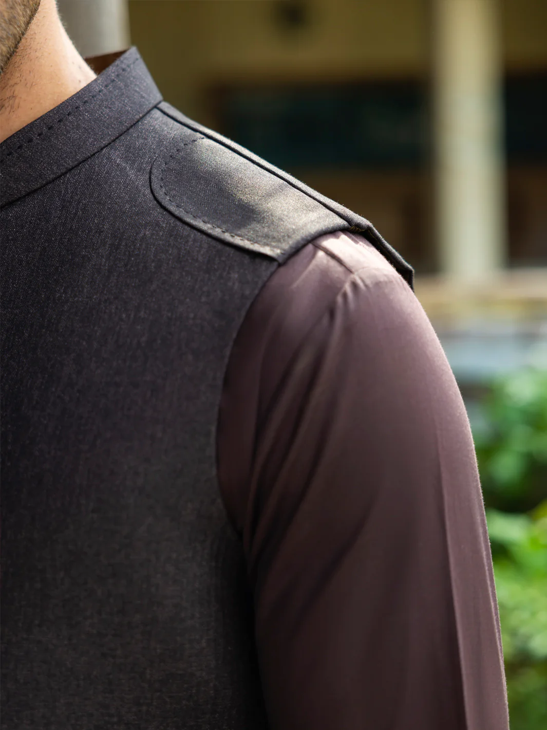 DARK BROWN WAISTCOAT | AL-WC-567A/AM-6265C - Image 3