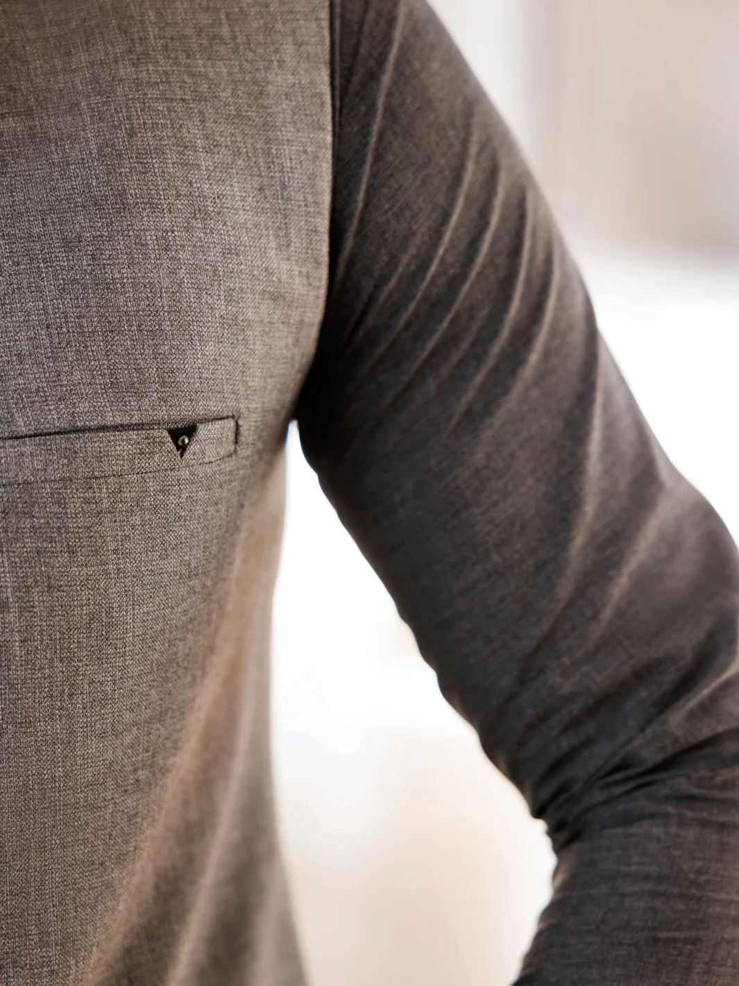 GREY BLENDED WAISTCOAT | AL-WC-575/AM-6272A - Image 3