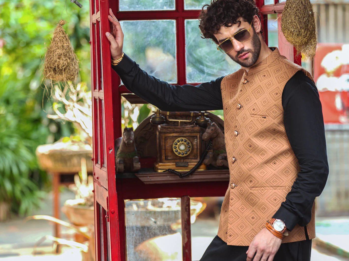 LIGHT BROWN WAISTCOAT | AL-WC-US-24-525 - Image 4