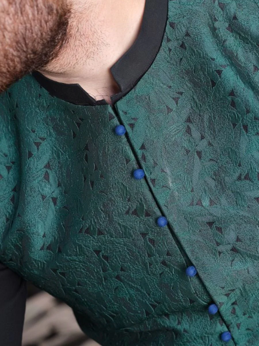 GREEN WAISTCOAT | AL-WC-US-302/AM-718A - Image 2
