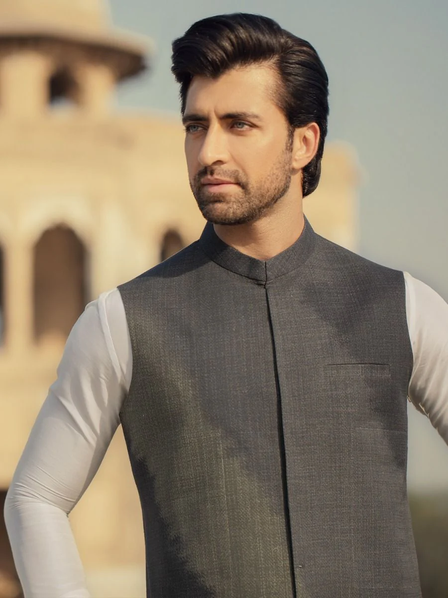 GREEN COTTON WAISTCOAT | AL-WC-US-311 V-2 2021 - Image 3