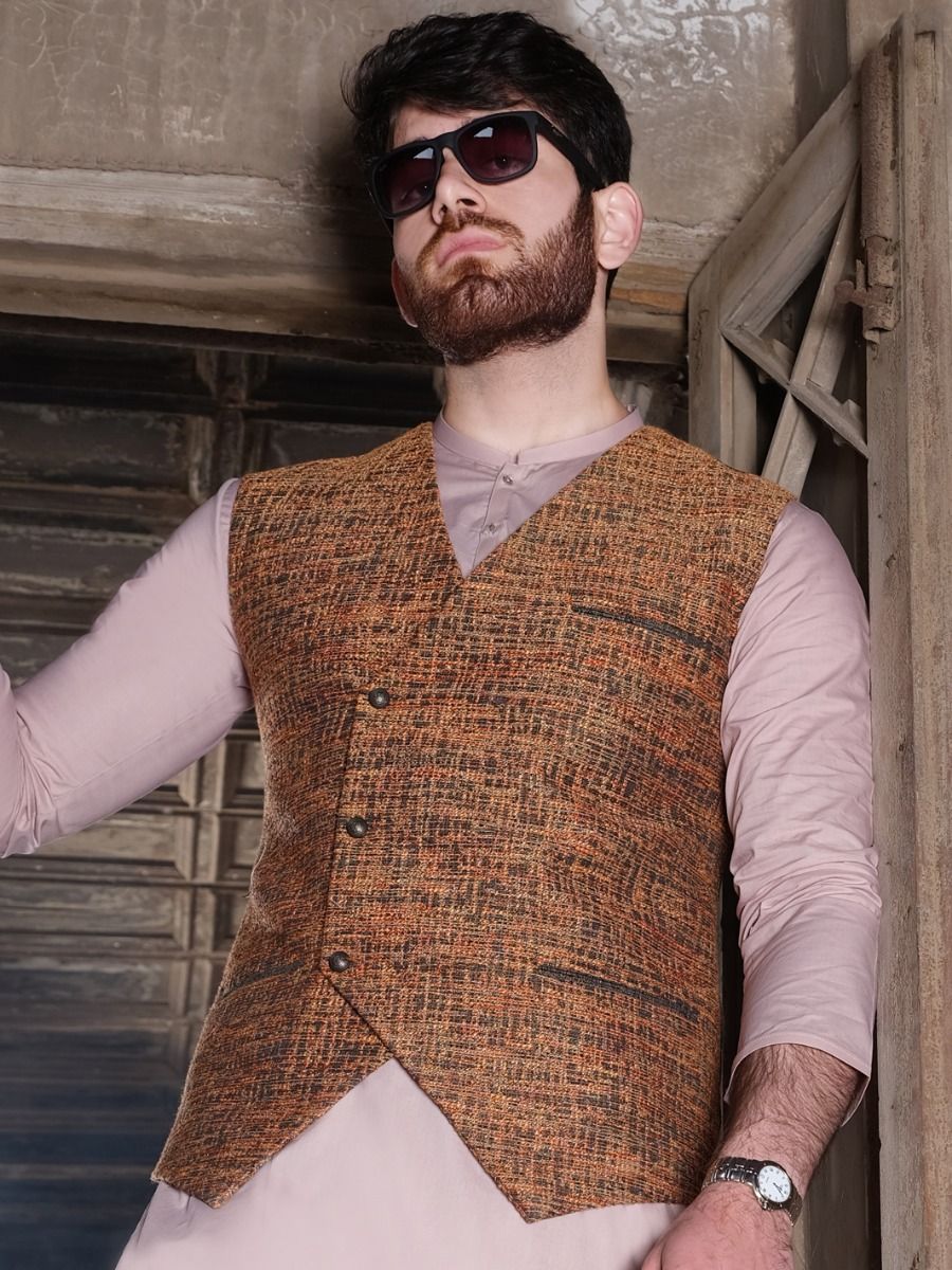 ORANGE WAISTCOAT | AL-WC-US-322 V-3 2020 - Image 2