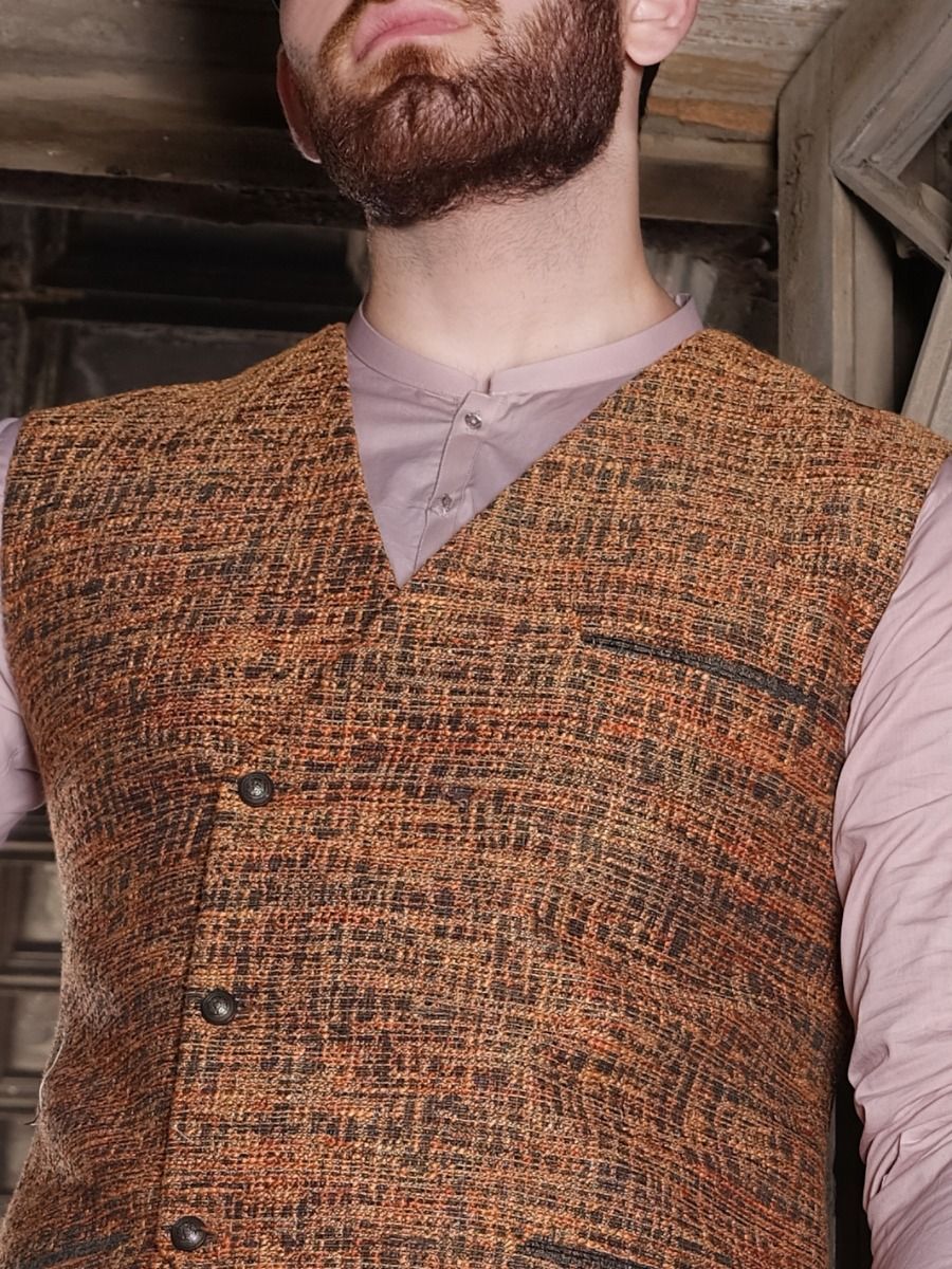 ORANGE WAISTCOAT | AL-WC-US-322 V-3 2020 - Image 3