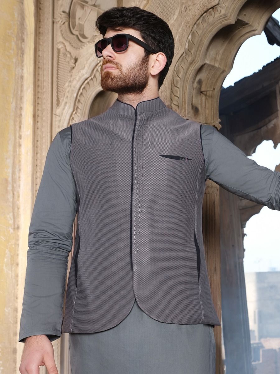GREY WAISTCOAT | AL-WC-US-324 V-3 2020 - Image 2