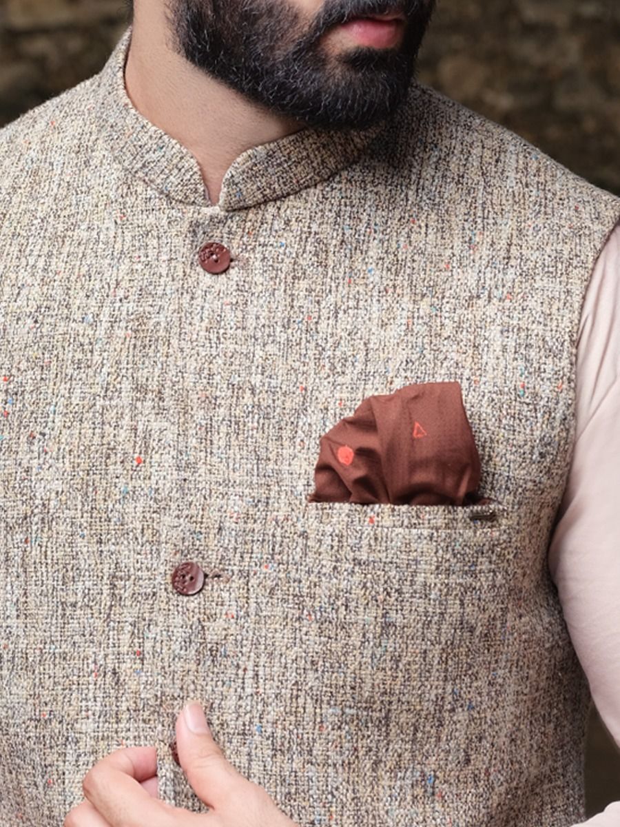 LIGHT BROWN WAISTCOAT | AL-WC-US-339 V-1 2021 - Image 2