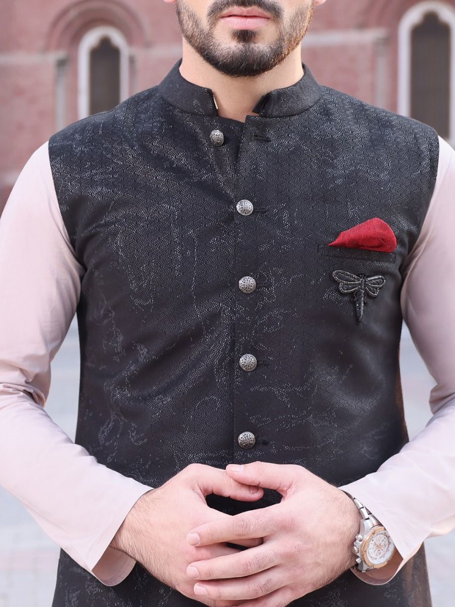 BLACK WAISTCOAT | AL-WC-US-346 V-1 2021 - Image 3