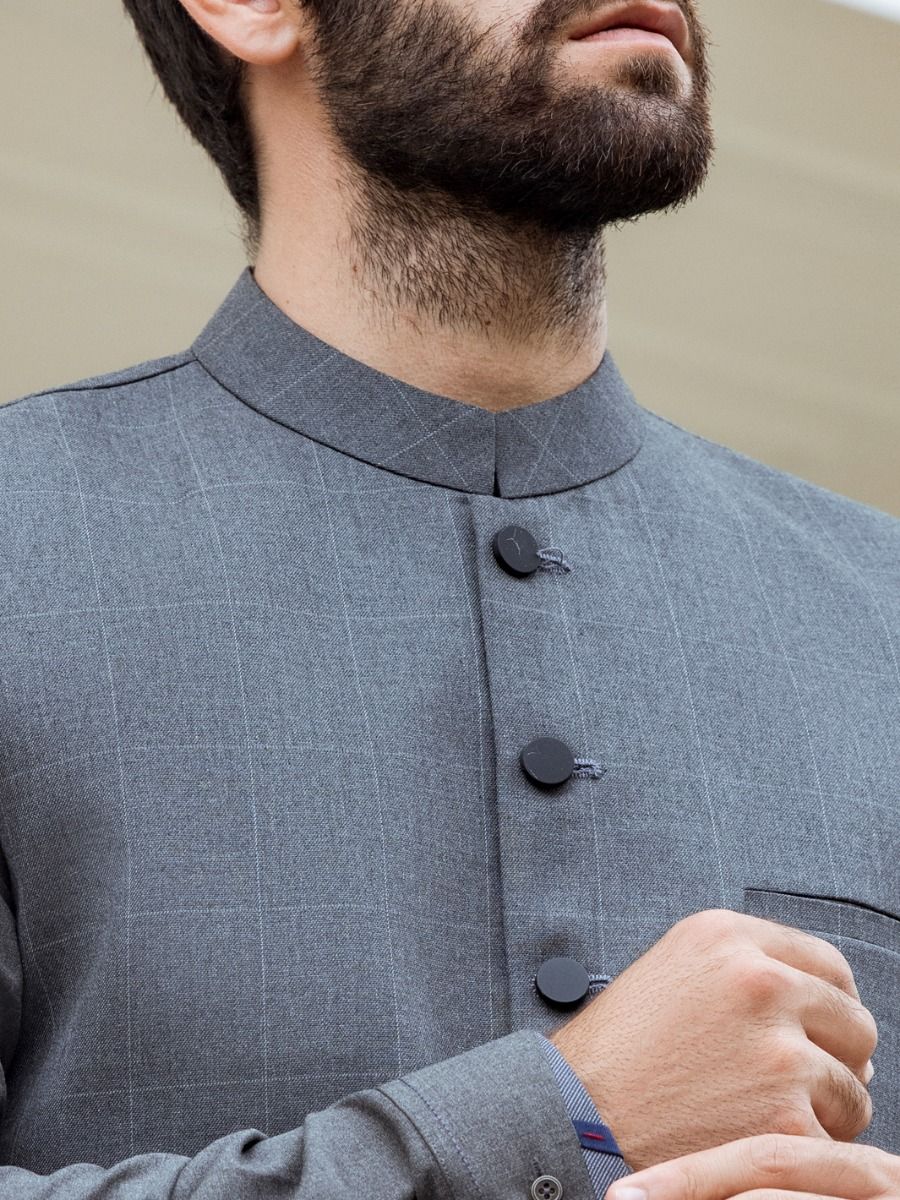 GREY WAISTCOAT | AL-WC-US-371/AM-940A - Image 3