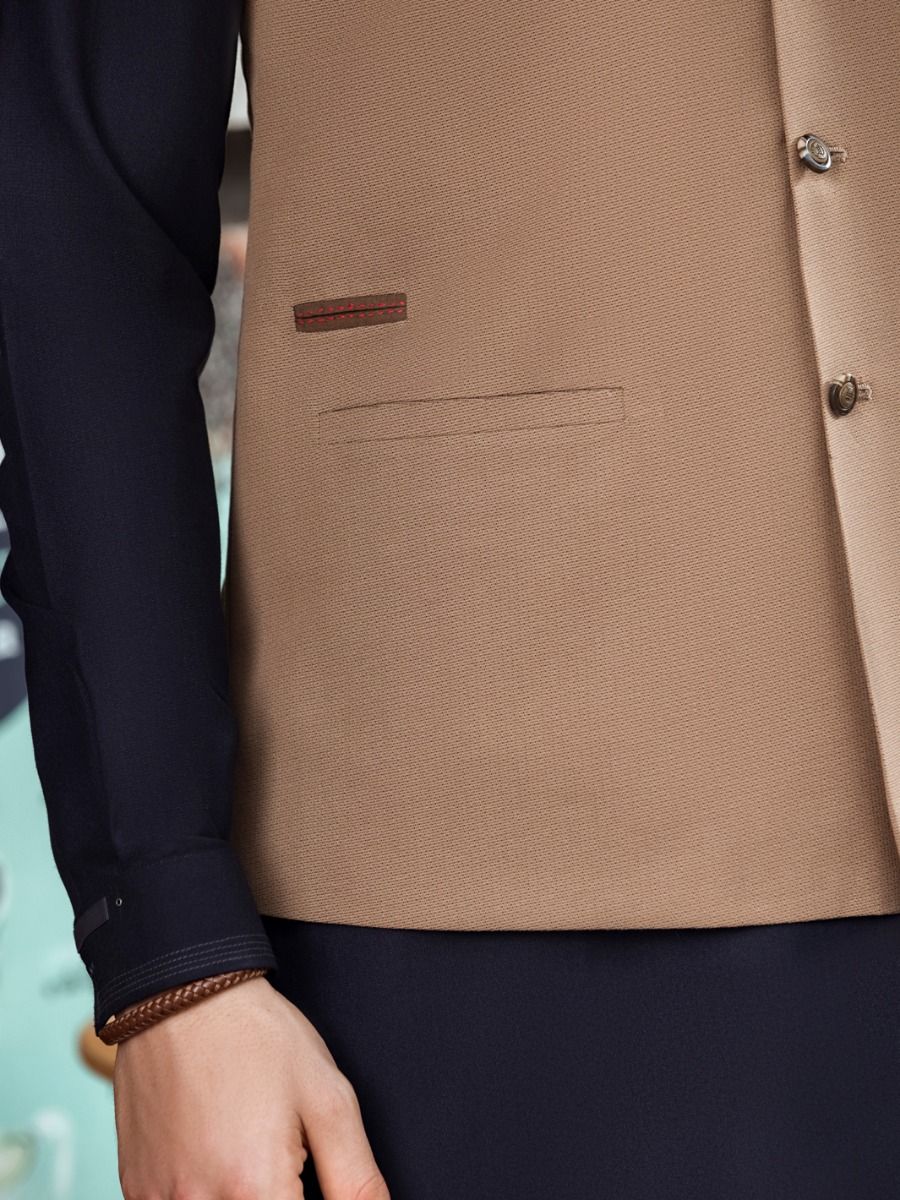 OLIVE GREEN VISCOSE WAISTCOAT | AL-WC-US-375/AM-906A - Image 5