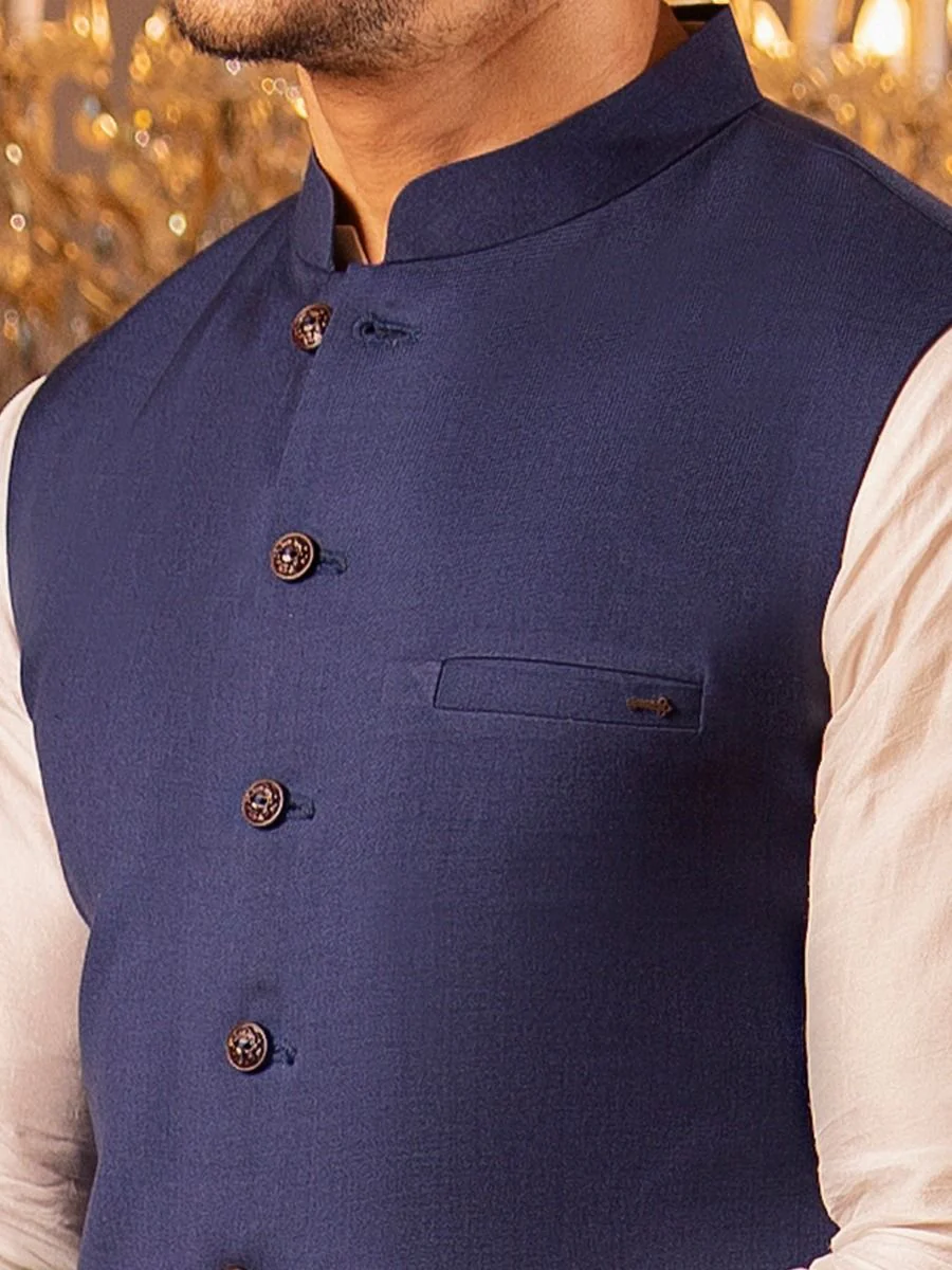 BLUE TERRY WAISTCOAT | AL-WC-US-380/AM-979E - Image 2