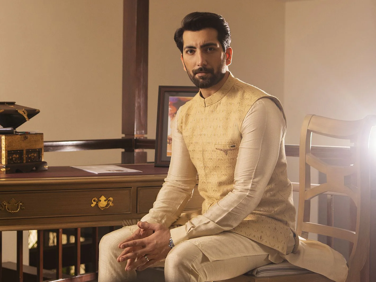BEIGE WAISTCOAT | AL-WC-US-389/AM-930B - Image 3