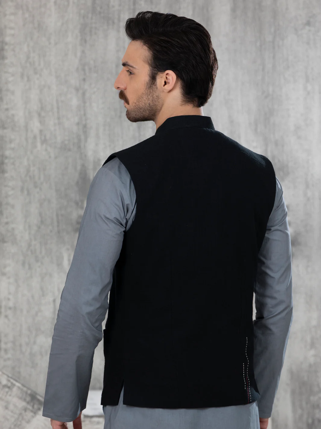 BLACK WAISTCOAT | AL-WC-US-414/AM-2481F - Image 3