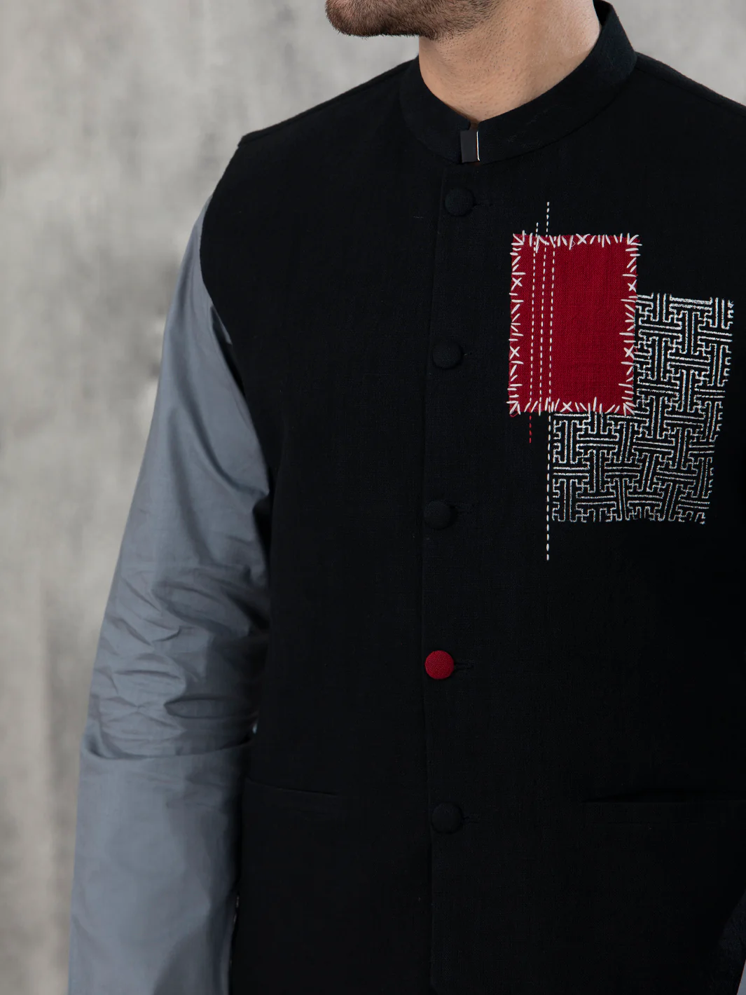 BLACK WAISTCOAT | AL-WC-US-414/AM-2481F - Image 4
