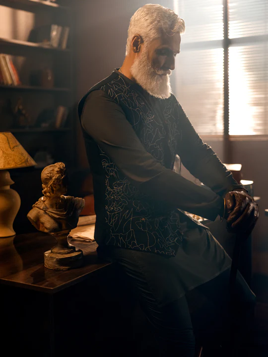 BLACK WAISTCOAT | AL-WC-US-418/AM-2481F - Image 3