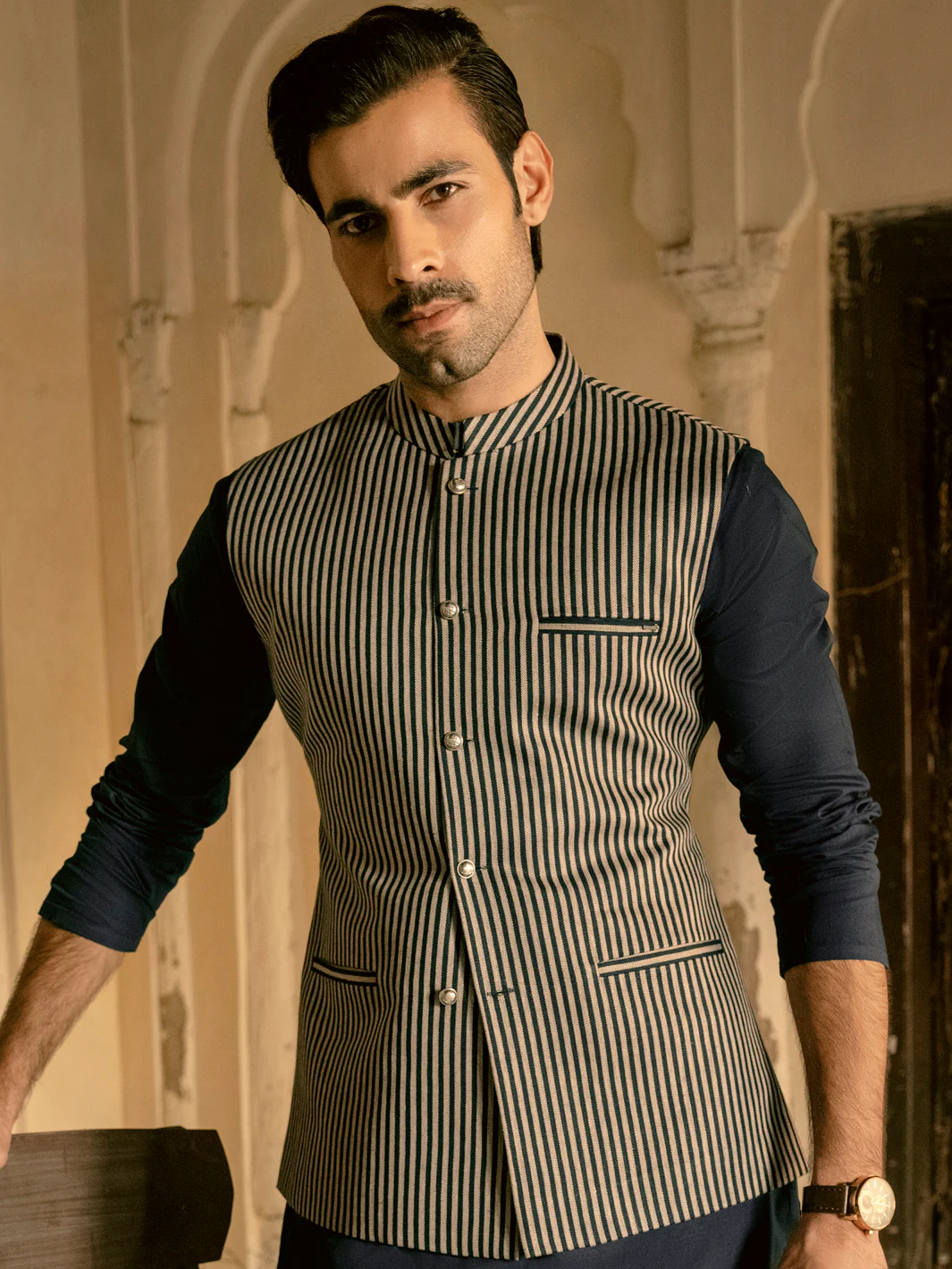 BLUE WAISTCOAT | AL-WC-US-420/AM-8058A - Image 2