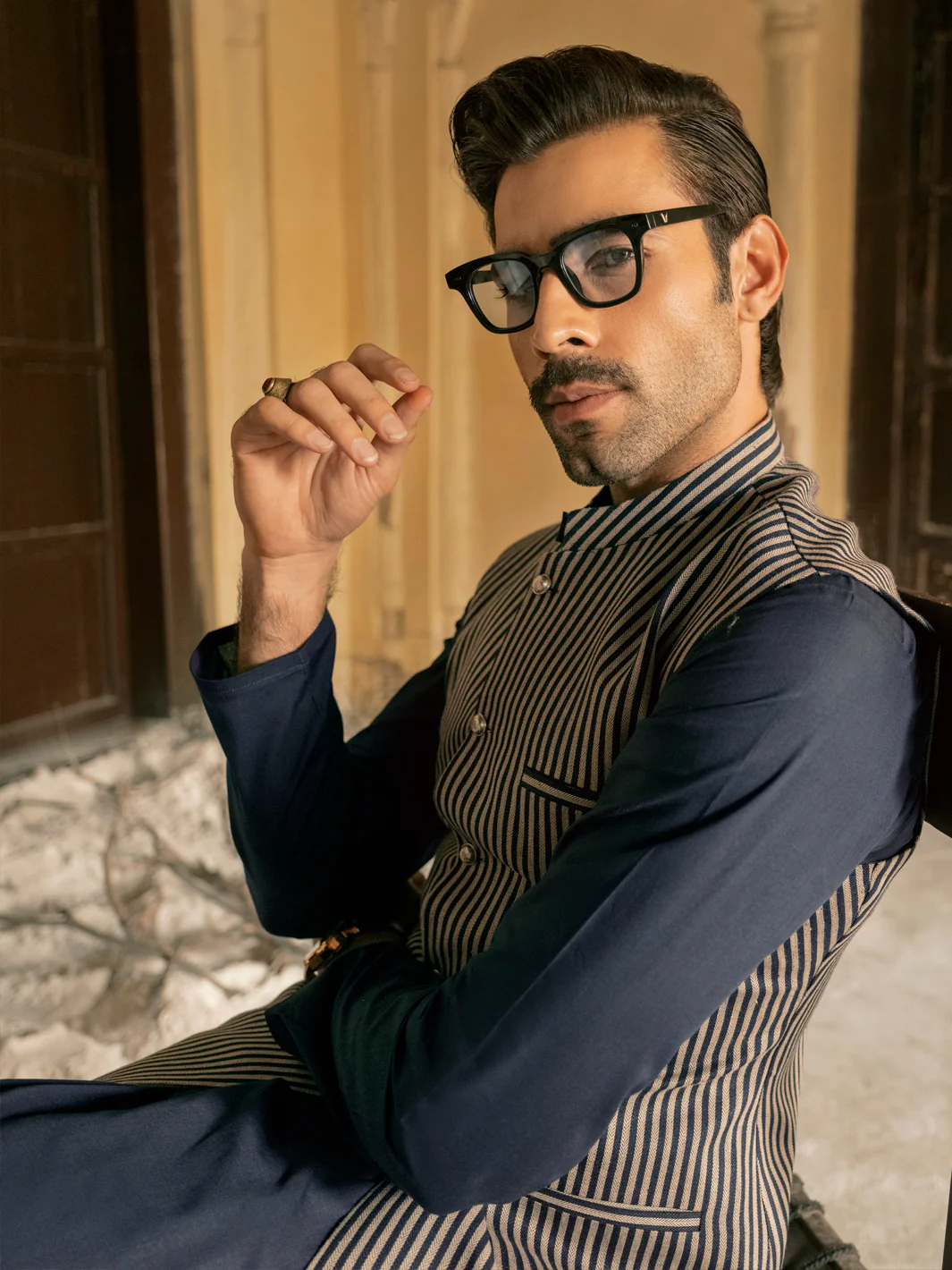 BLUE WAISTCOAT | AL-WC-US-420/AM-8058A - Image 6