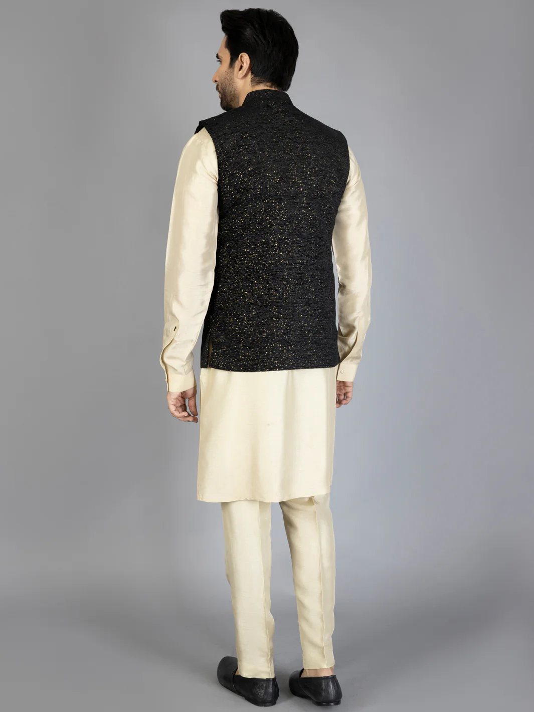 BLACK WAISTCOAT | AL-WC-US-446/AM-8036A - Image 3
