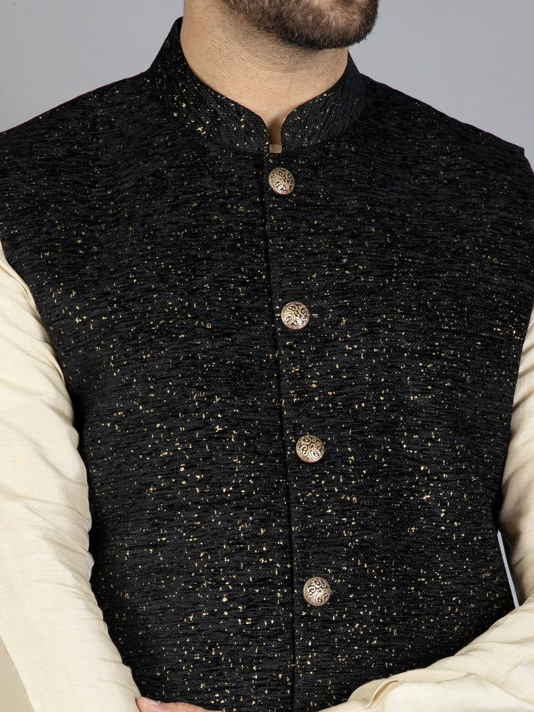 BLACK WAISTCOAT | AL-WC-US-446/AM-8036A - Image 4
