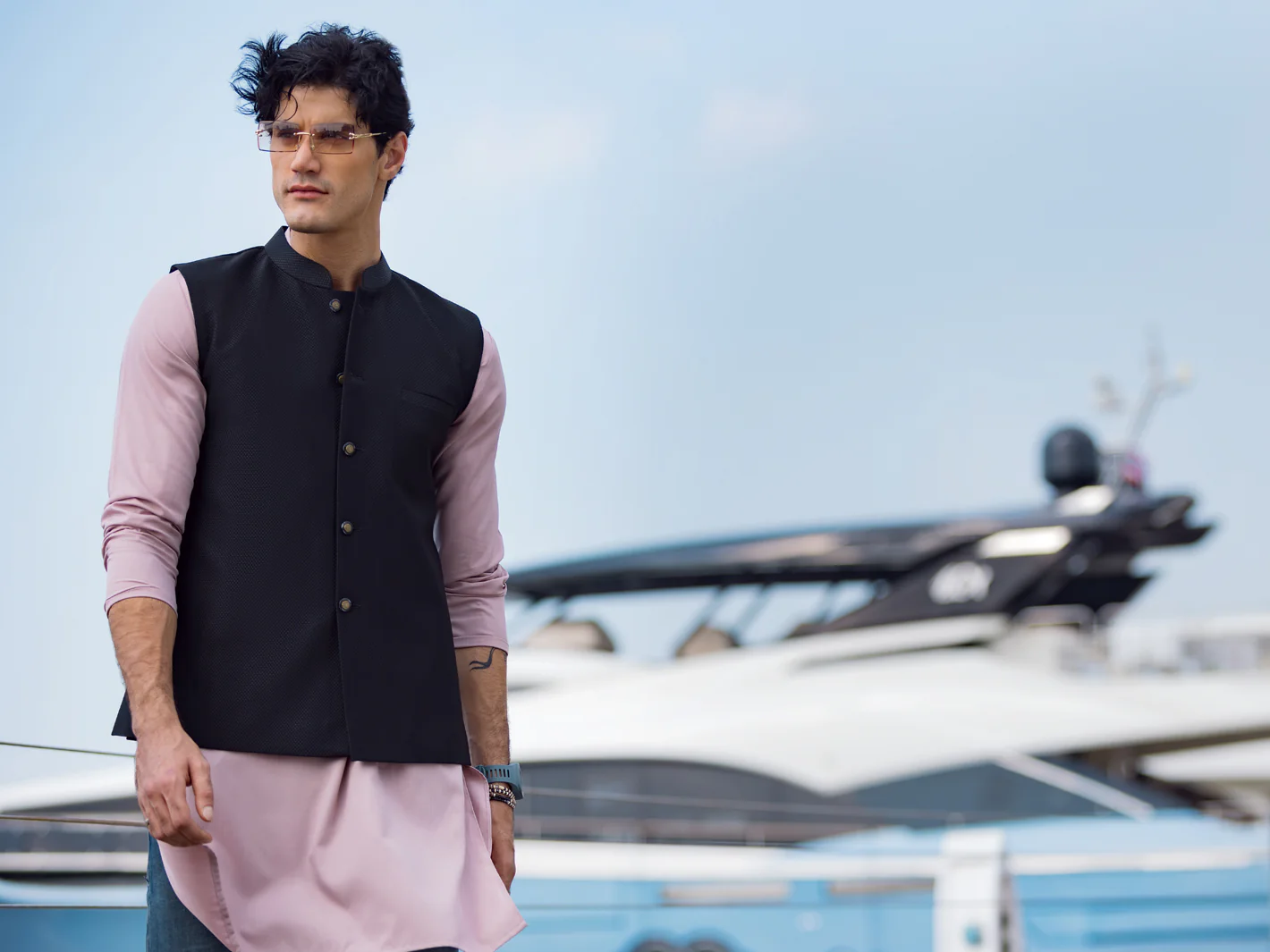 BLACK WAISTCOAT | AL-WC-US-460/AM-723A - Image 4