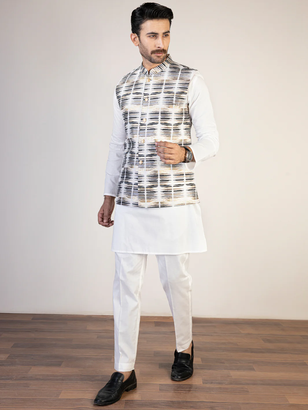 WHITE WAISTCOAT | AL-WC-US-465/AM-8039A - Image 2