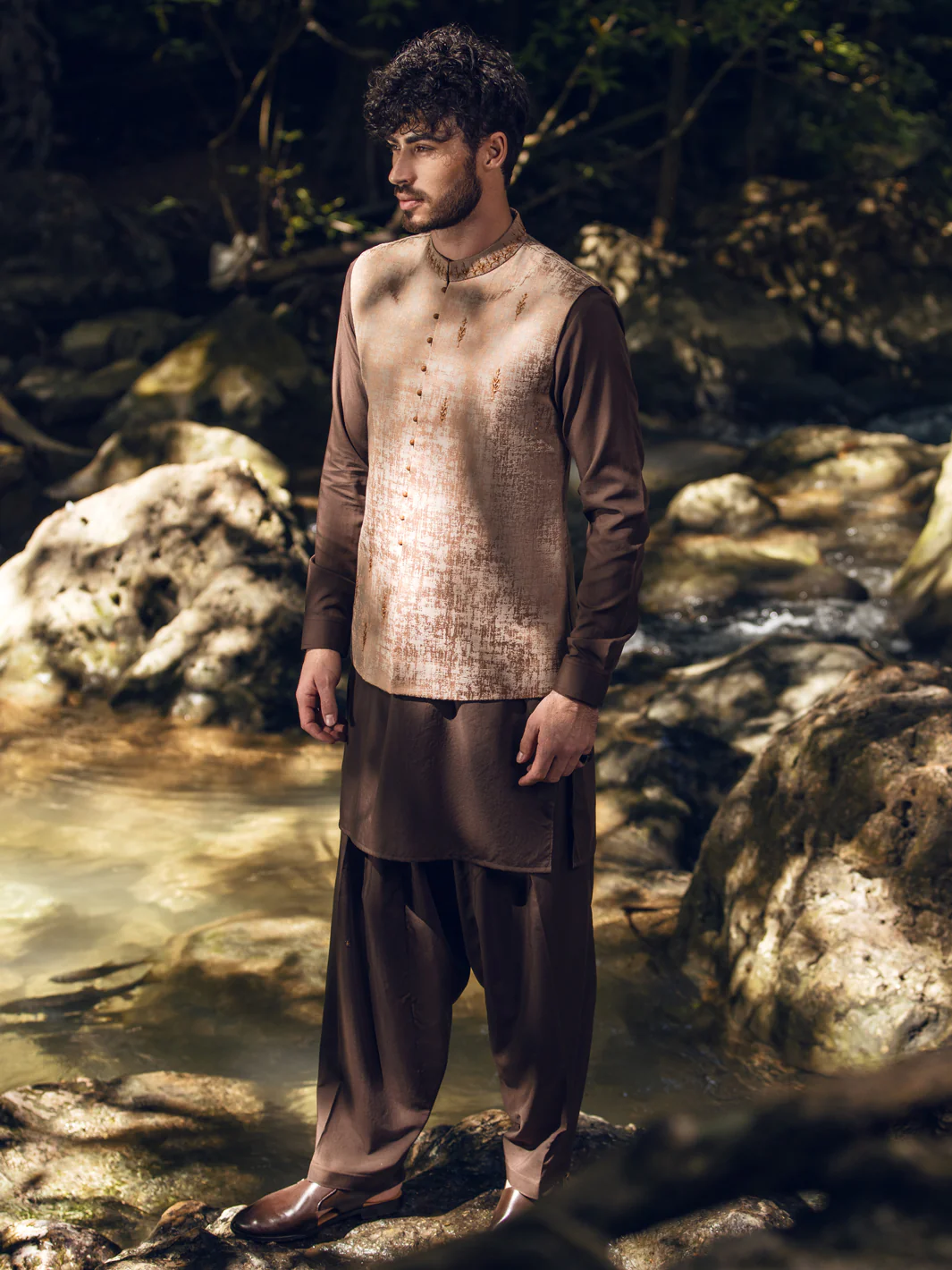 BROWN WAISTCOAT | AL-WC-US-467/AM-8051A - Image 2