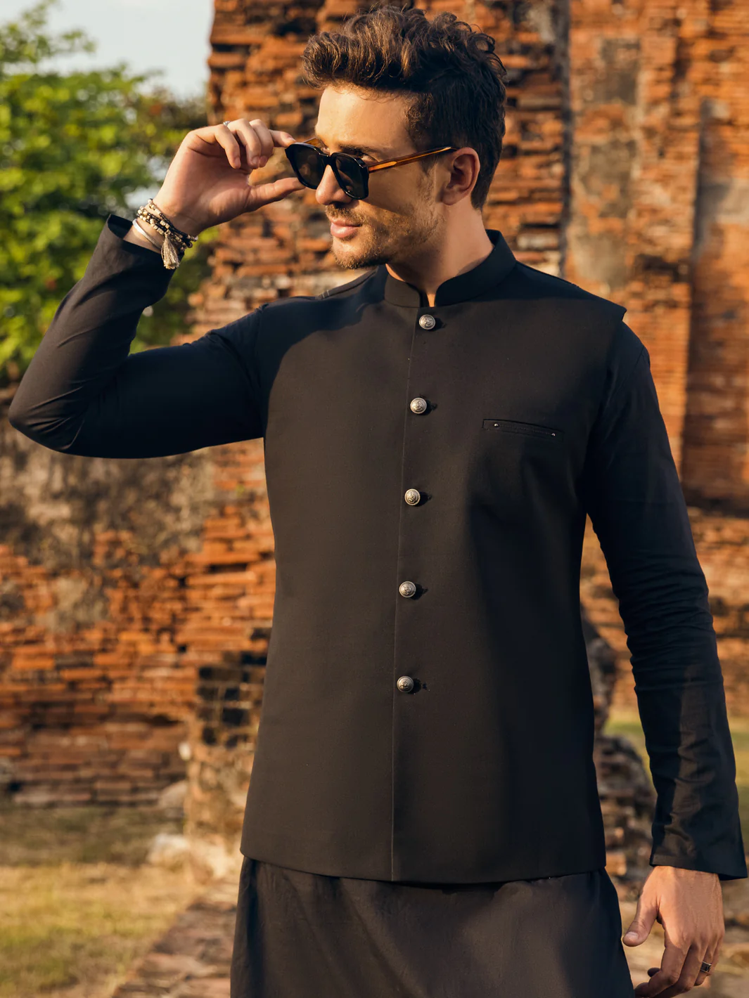 BLACK WAISTCOAT | AL-WC-US-482/AM-6144F - Image 3