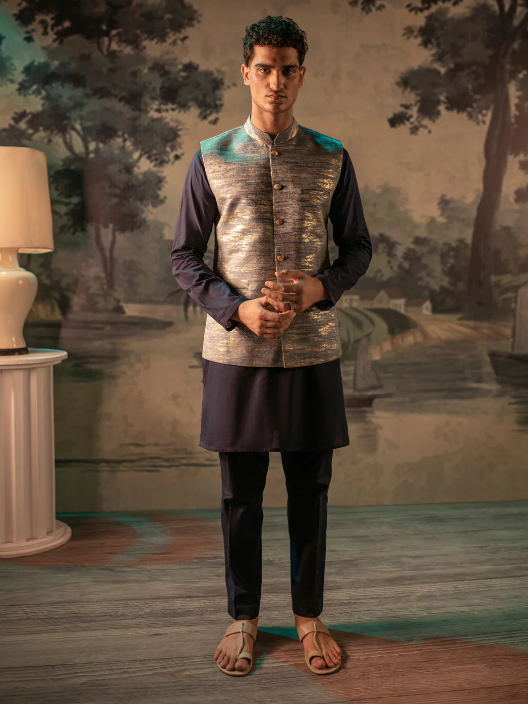 BLUE WAISTCOAT | AL-WC-US-502/AM-8050A - Image 4