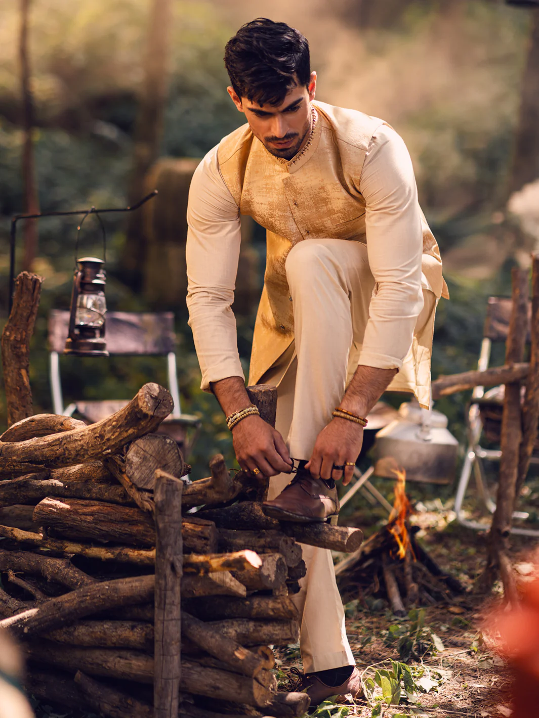 DULL TAN WAISTCOAT | AL-WC-US-520/JJ-8401C - Image 2