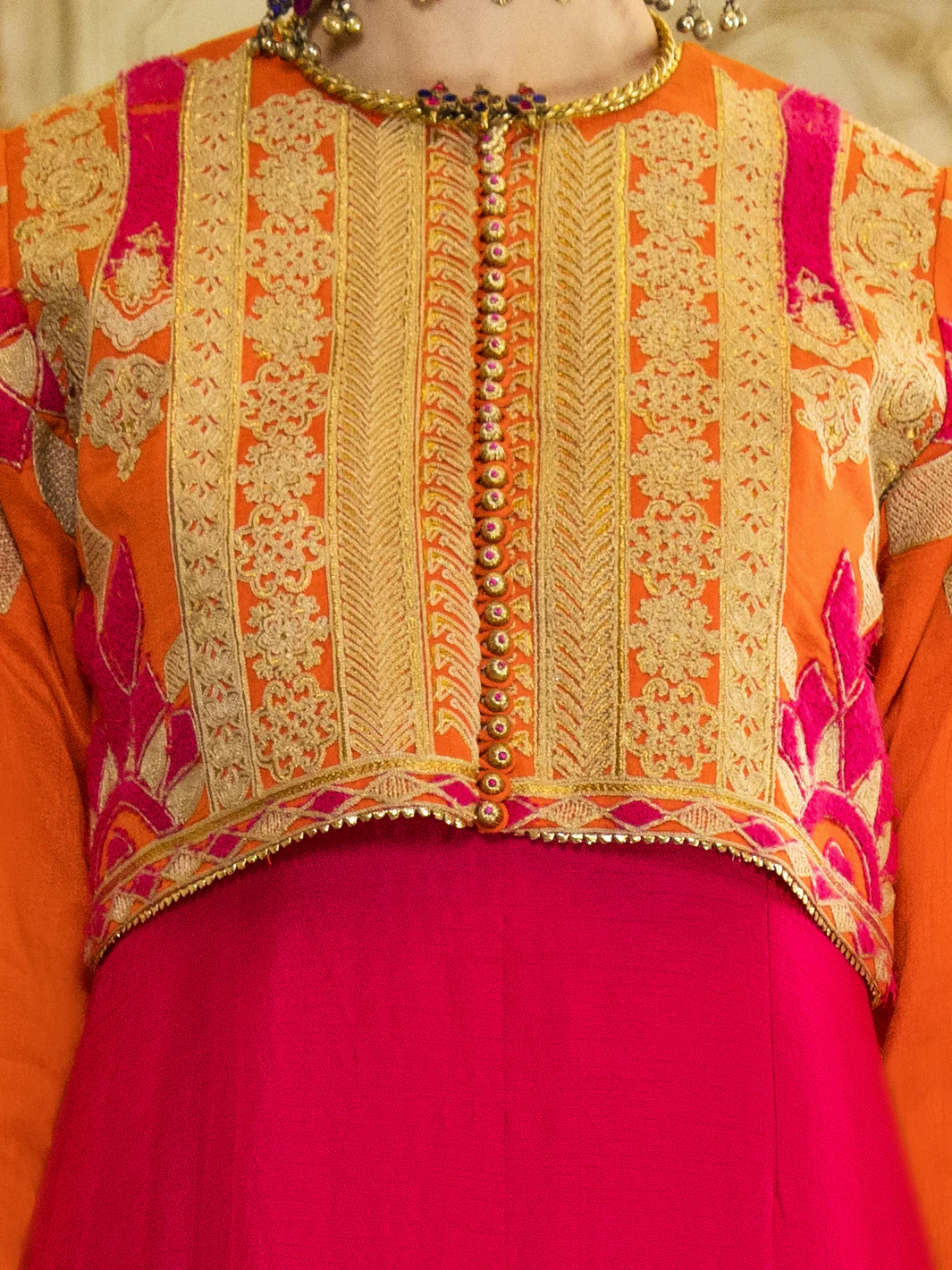PINK RAW SILK 2PC STITCHED | ALP-2PS-LKS-US-1276/AM-2410F - Image 3
