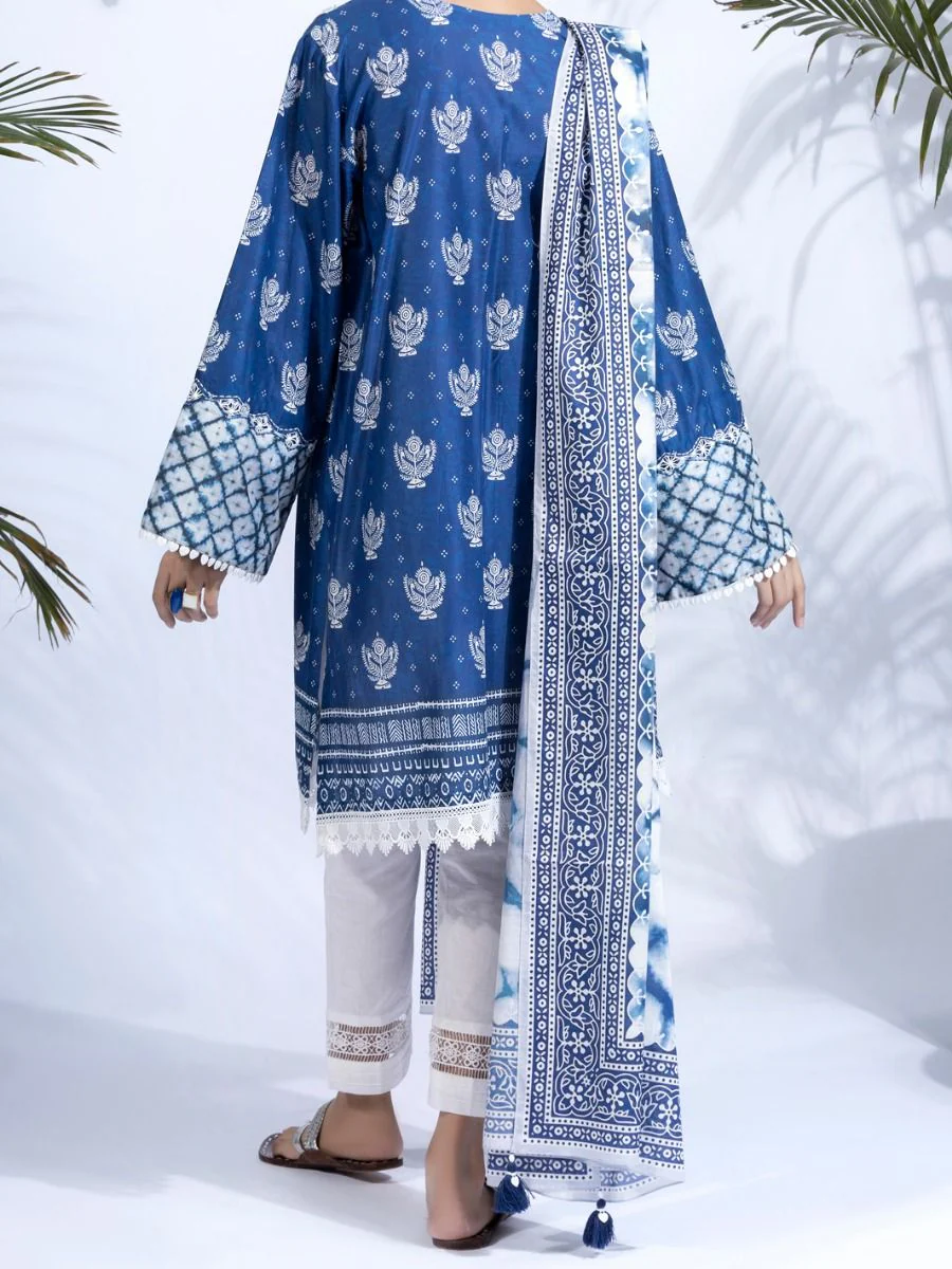 BLUE LAWN 2PC UNSTITCHED | ALP-2PS-US-1317 FB-1317A - Image 3