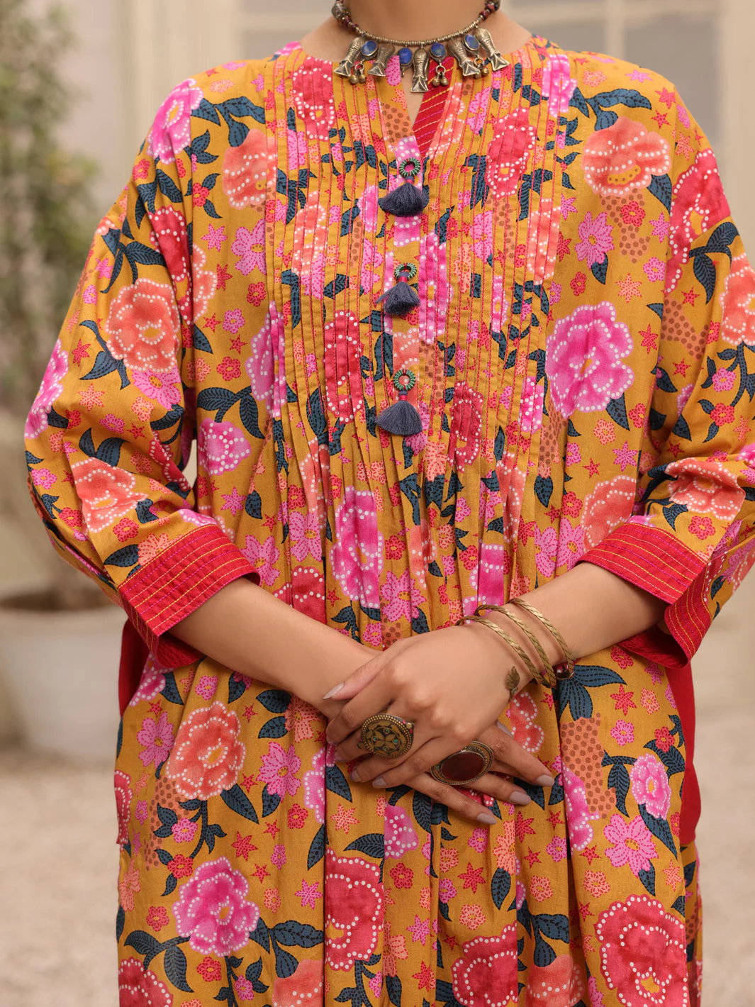 TERRACOTTA 2PC UNSTITCHED | ALP-2PS-US-1682 FB-1682A - Image 3