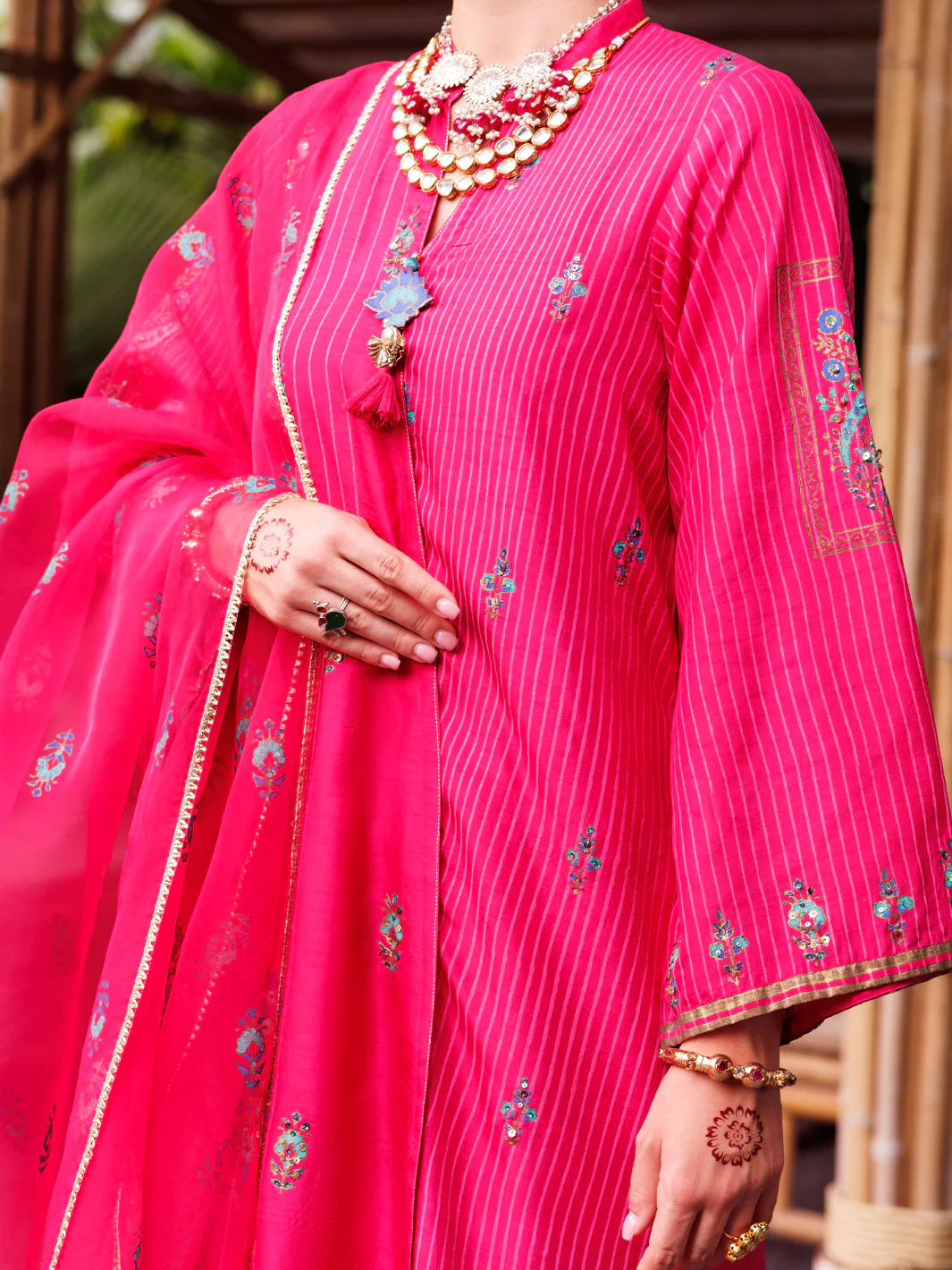 PINK MAPLE SILK 3PC STITCHED | ALP-3PS-2033/S AM-2329A - Image 3