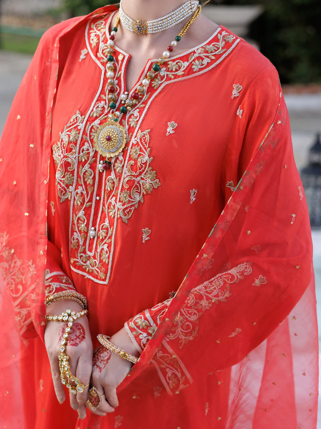 ORANGE MAPLE SILK 3PC STITCHED | ALP-3PS-2050/S FB-2050A - Image 3