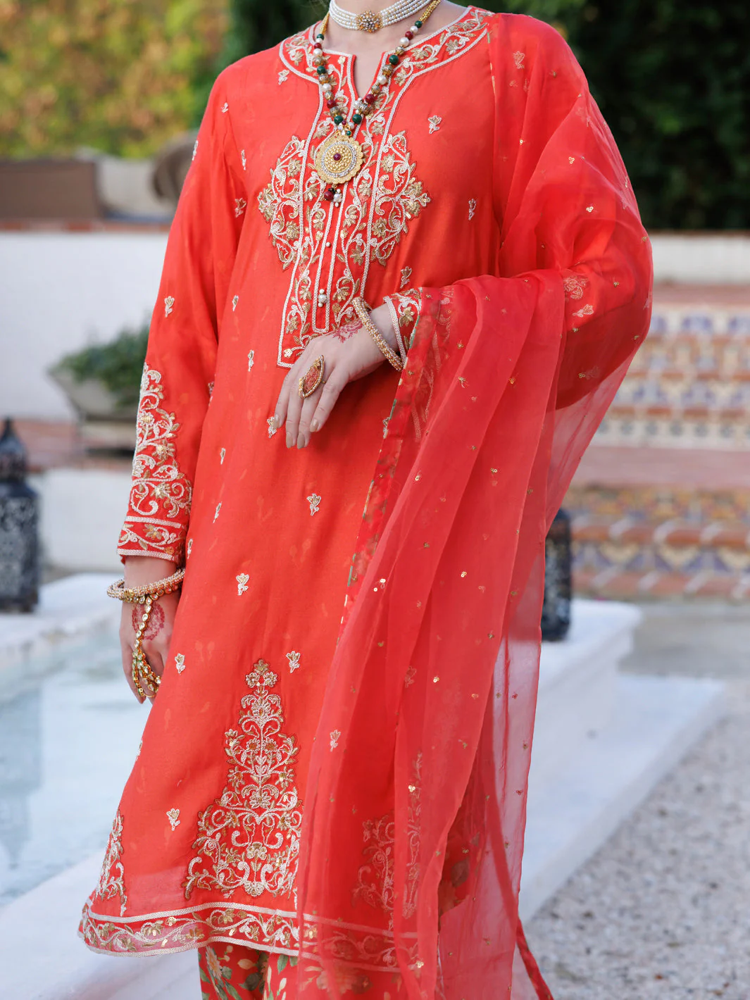 ORANGE MAPLE SILK 3PC STITCHED | ALP-3PS-2050/S FB-2050A - Image 4