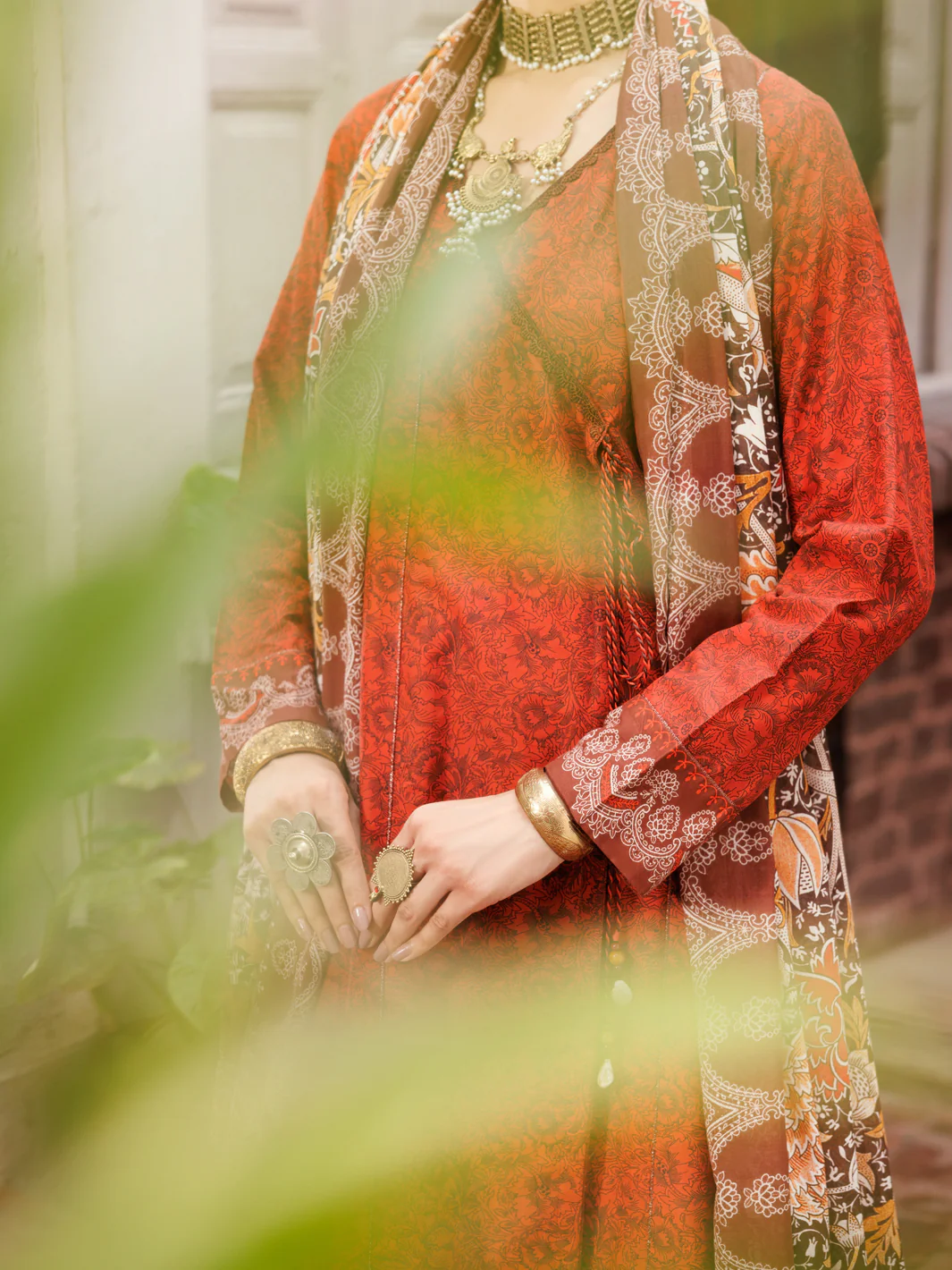MAROON LAWN 3PC STITCHED | ALP-3PS-2144/S FB-2144A - Image 4